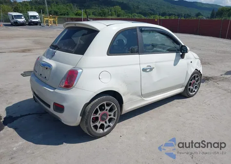 2012 Fiat 500 Sport from USA, damaged, VIN 3C3CFFBR3CT203602